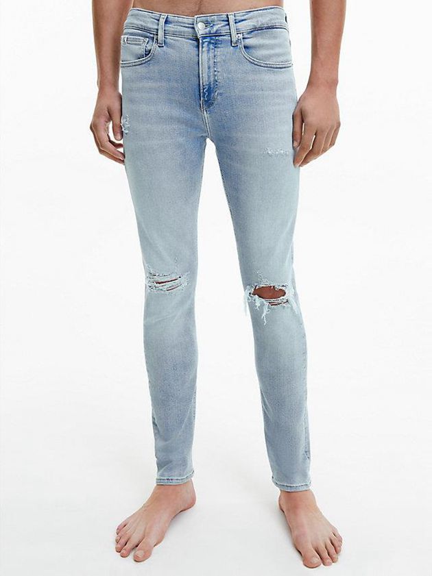 Calvin Klein USA Skinny Mens Jeans Blue 2970586-JH